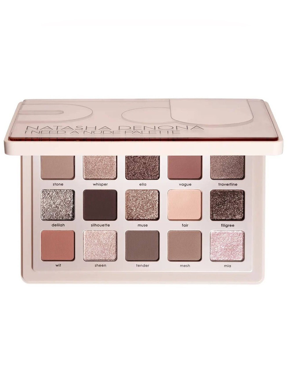 Natasha Denona I Need A Nude Eyeshadow Palette- rosy, peach, neutral shades